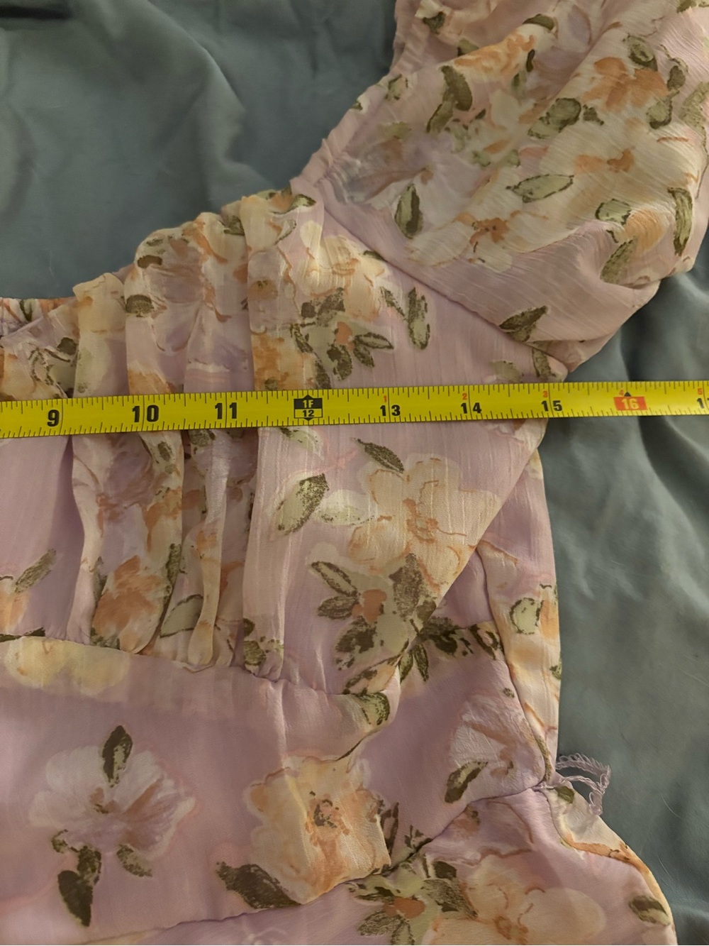 Floral Ruffle Peplum Romper - Picture 11 of 11